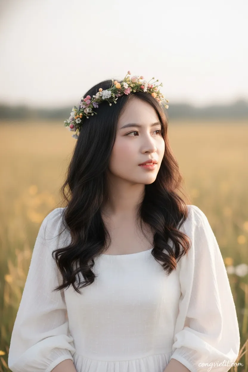 Nàng thơ giữa cách đồng cỏ lau
