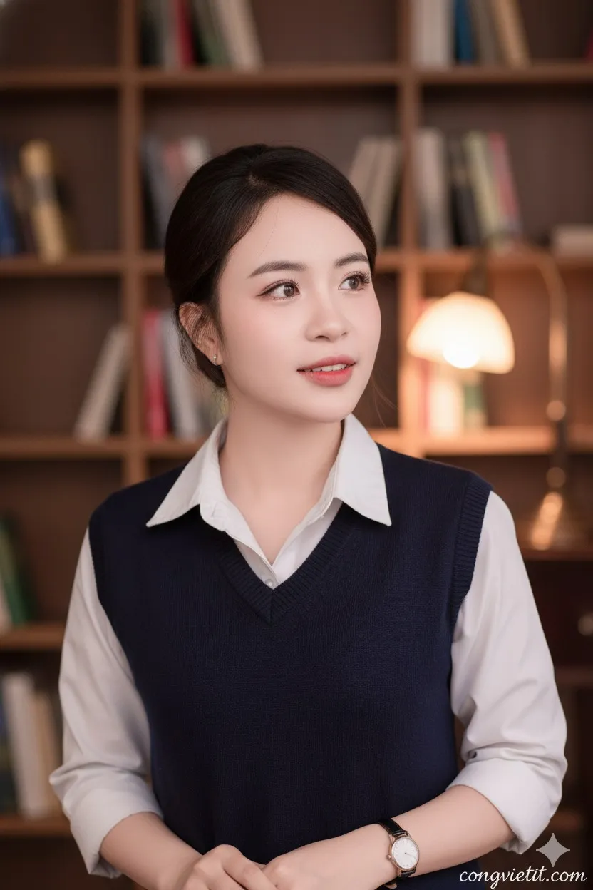 Nàng thơ trong thư viện 2