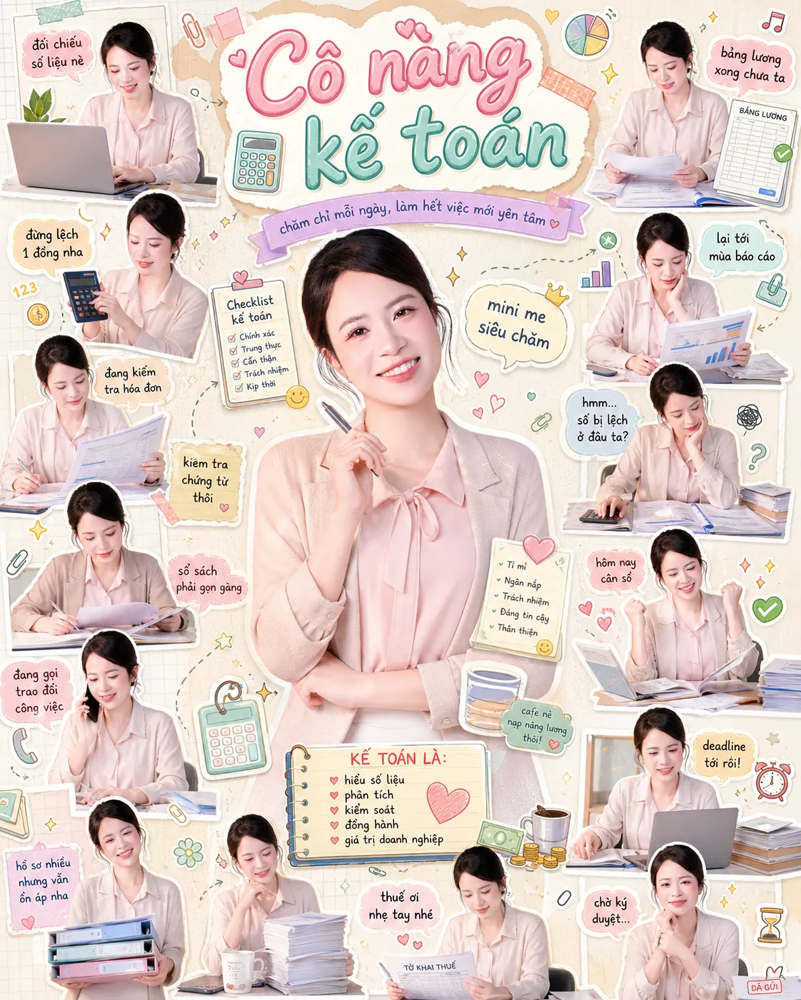 Cô Nàng Kế Toán – Một Mình Cân Cả Phòng Sổ Sách