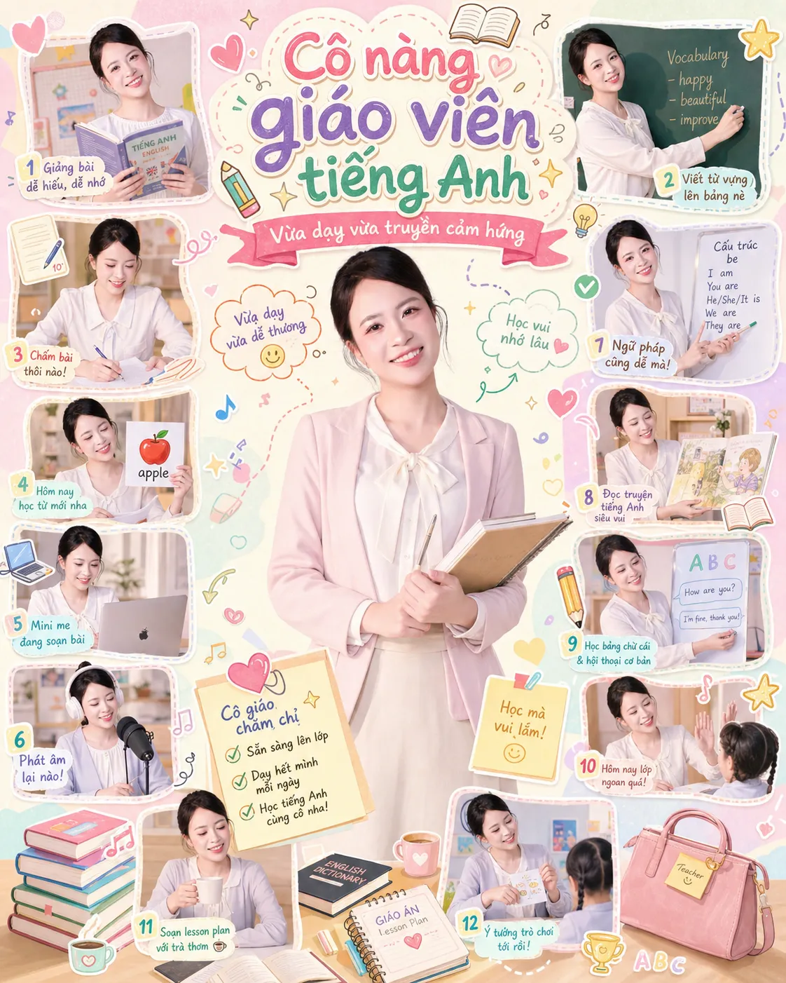 Cô Nàng Giáo Viên Tiếng Anh – Một Mình Cân Cả Lớp Học