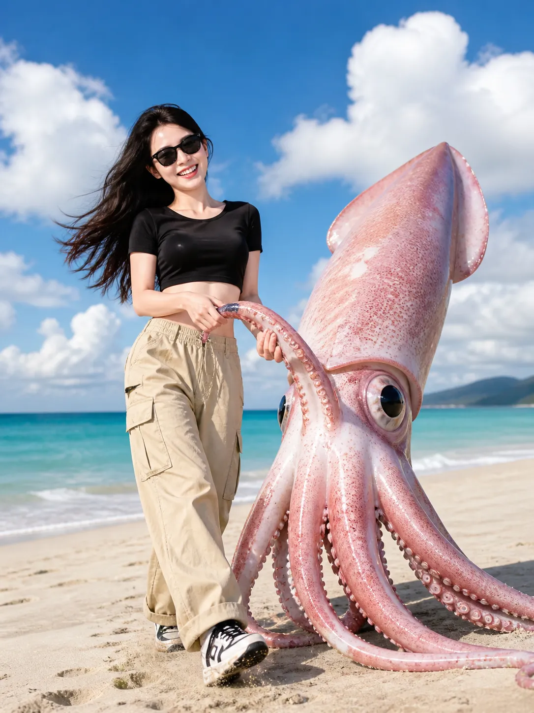 Cô Nàng Dắt Mực Đi Chơi – Vibe Viral Douyin