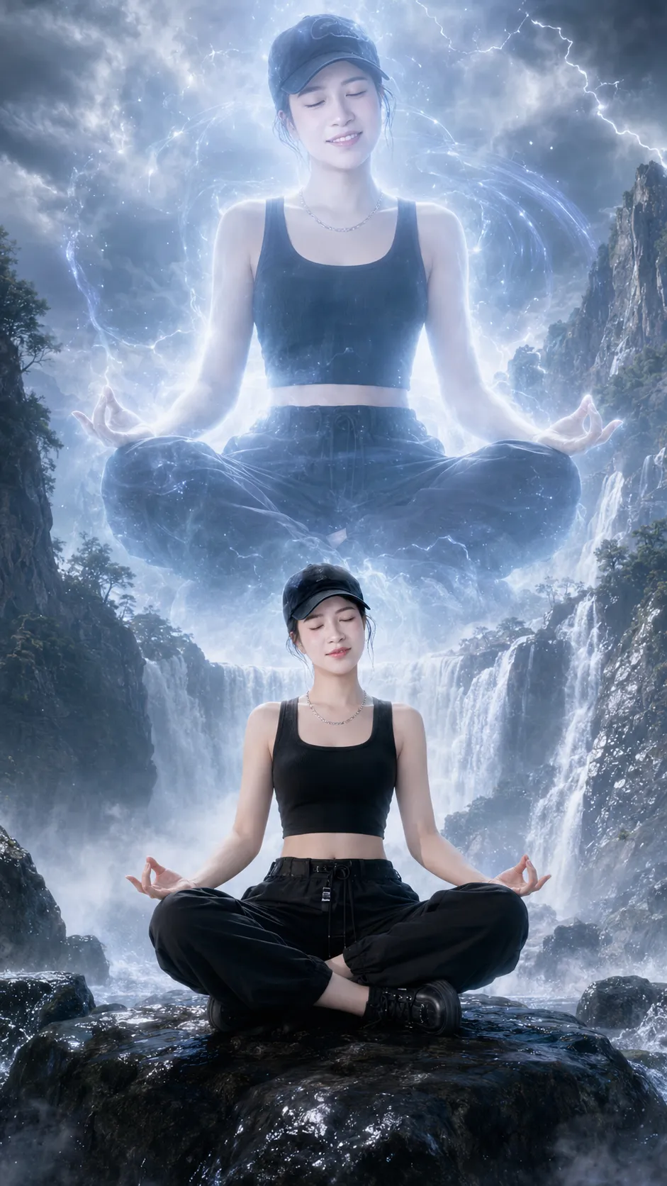 “Cao Thủ Võ Lâm” Trước Thác Nước
